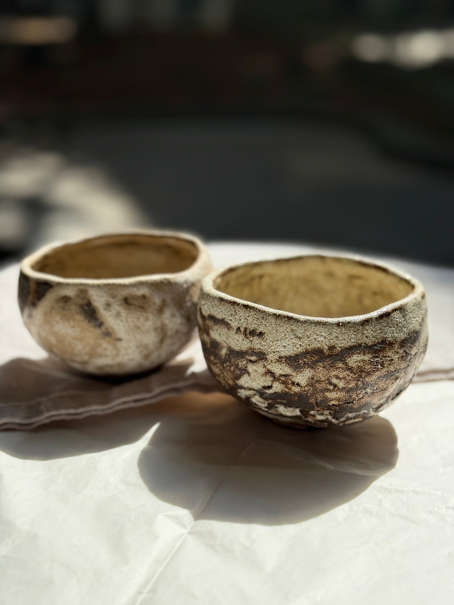 Vabi-sabi teabowl | Green Amber Ceramics