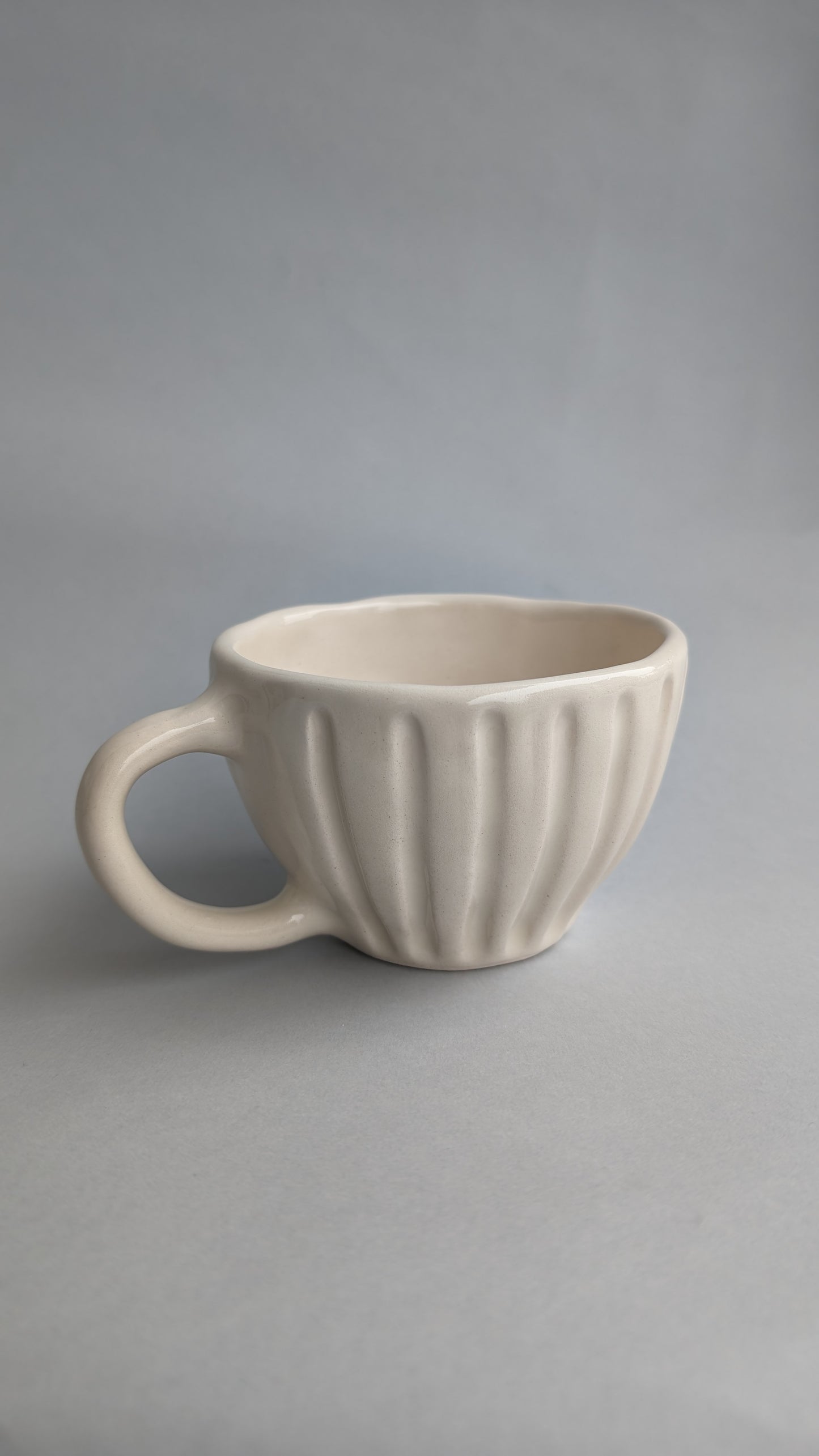 Ceramic white cup 300-ml | ZORKA