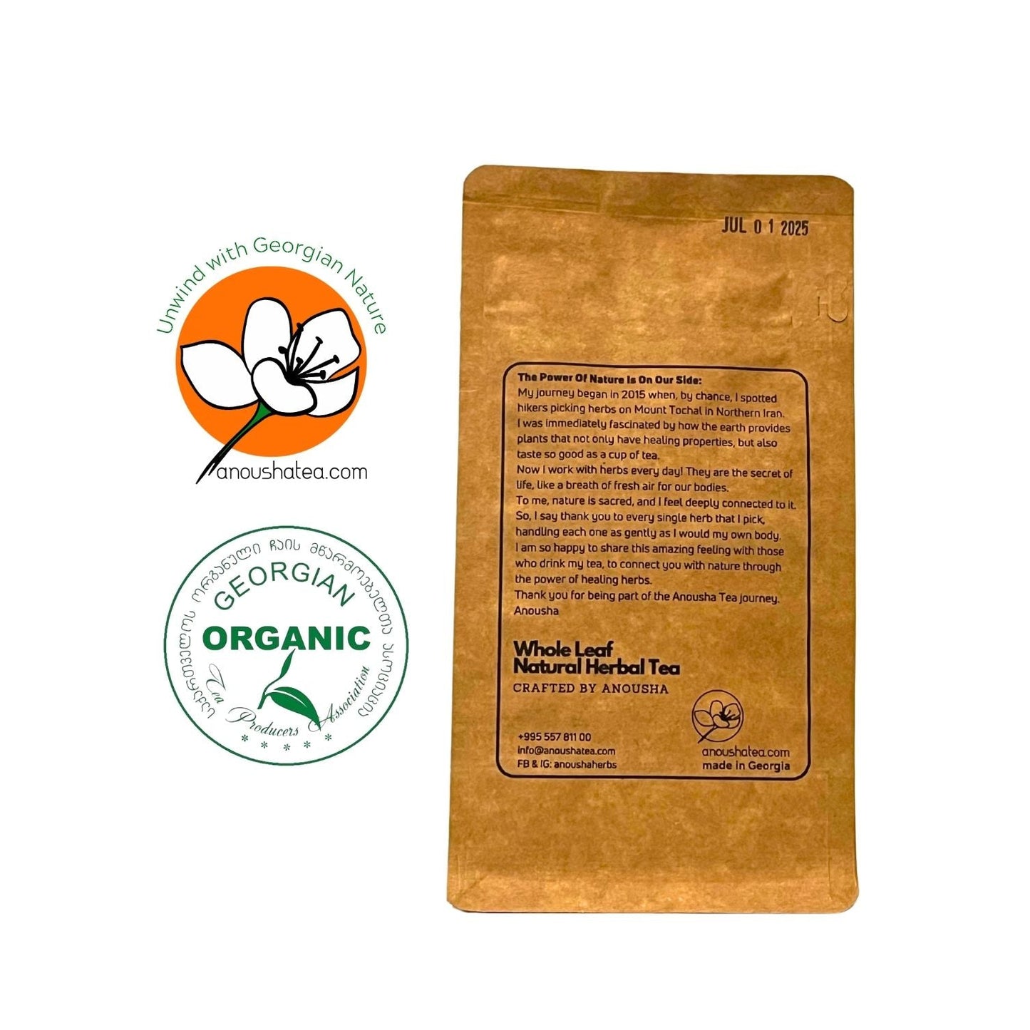 Natural Organic Tea | 50gr | Anousha tea