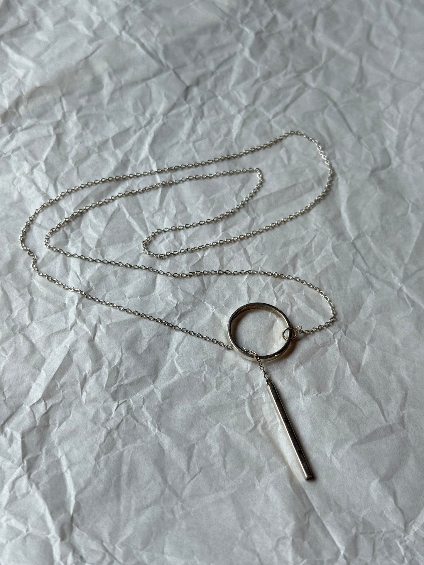 geometric chain necklace