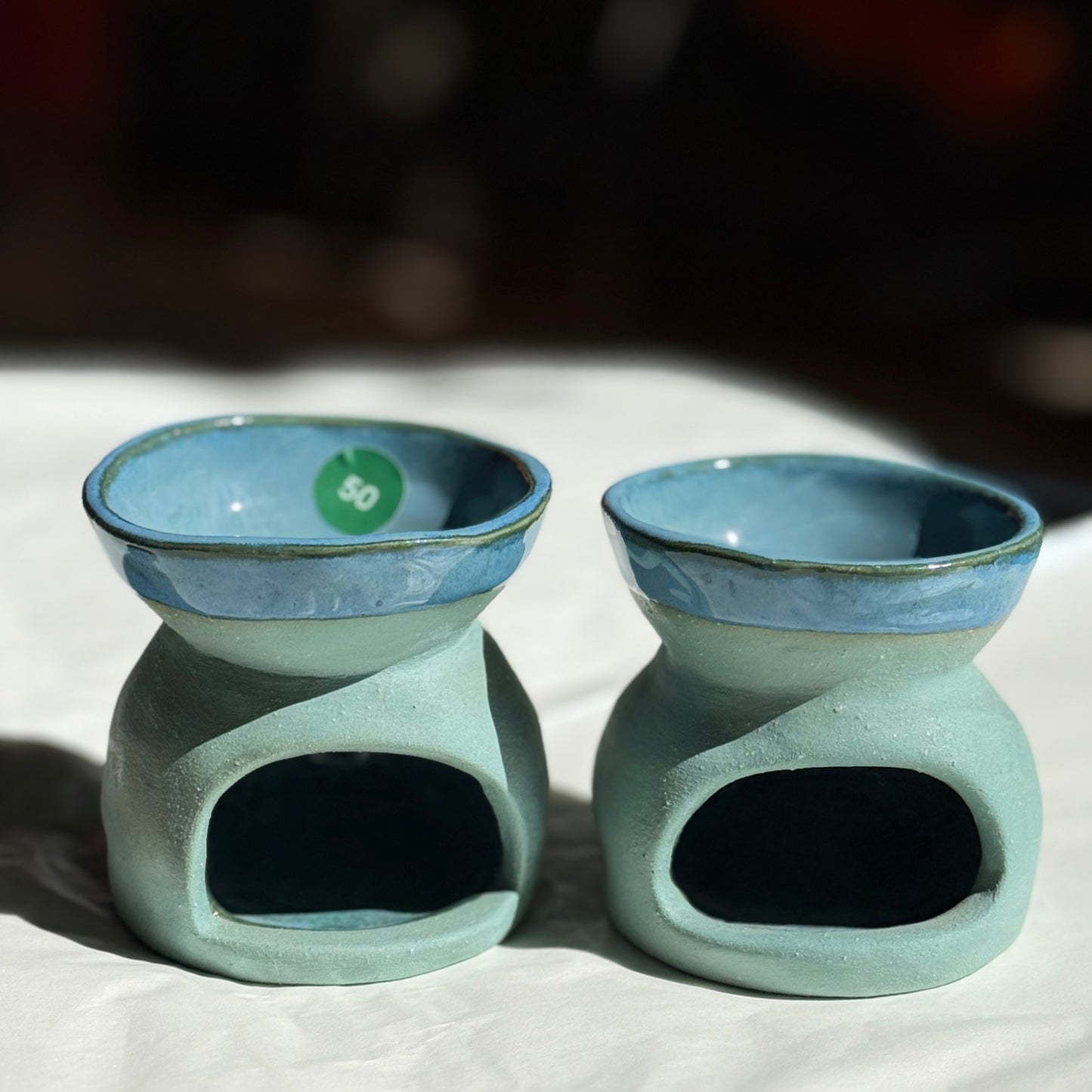 Oil burner | Green Amber Ceramics