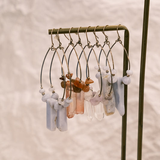 Mountain drop earrings | PURE