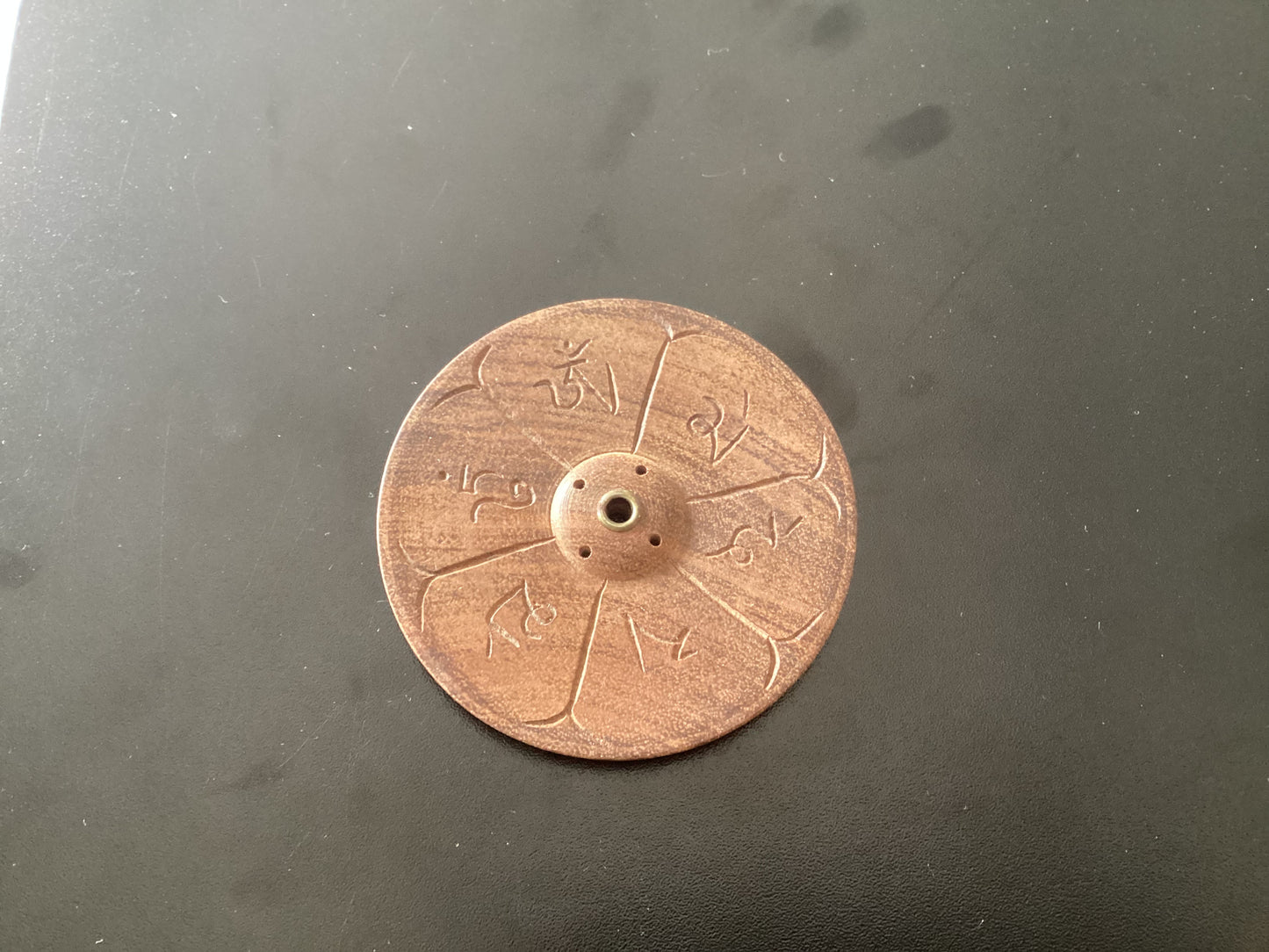 Wooden incense holder