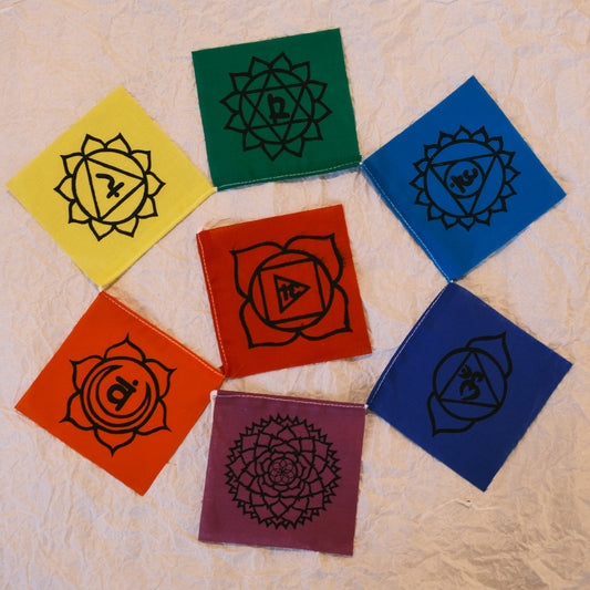 Mini flags Chakras
