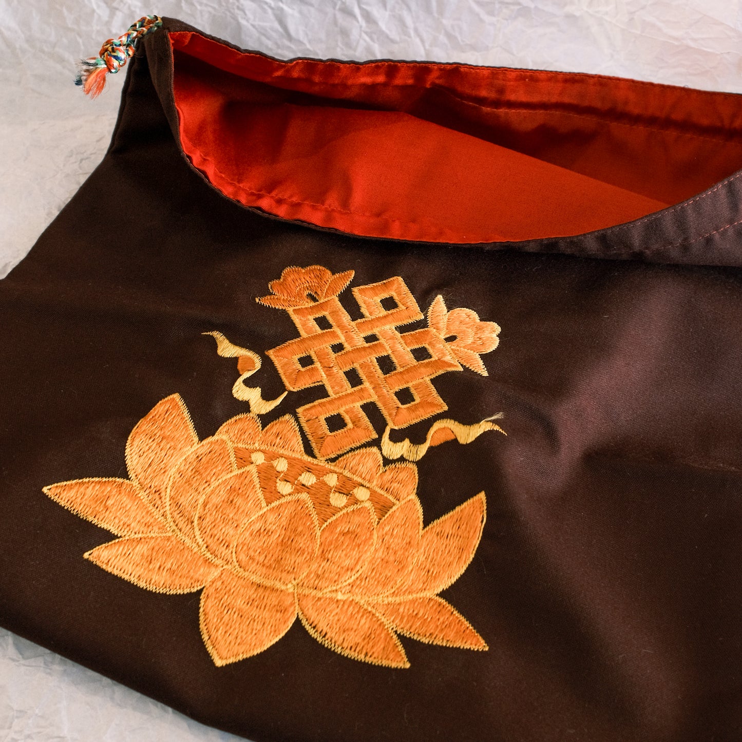 Buddhist Bag with Lotus