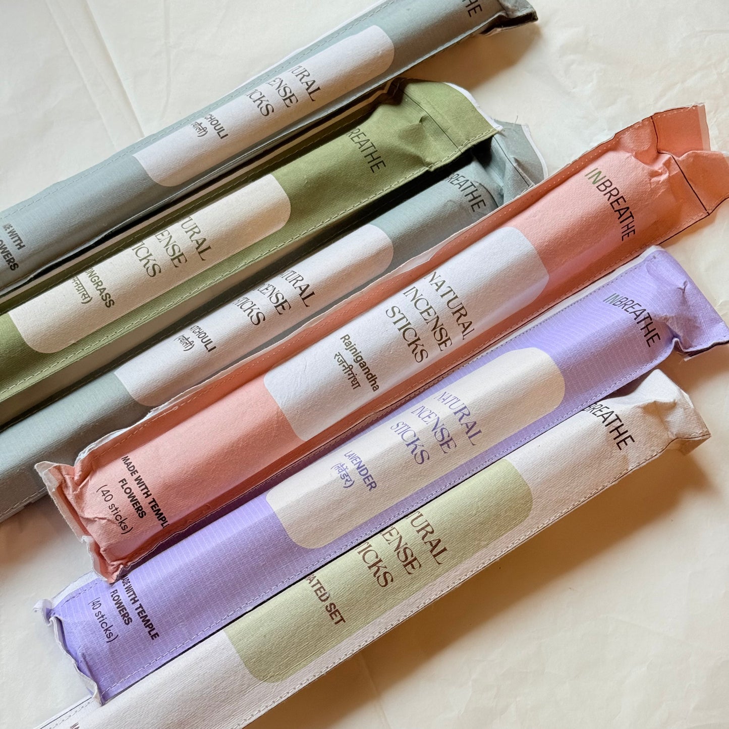 Natural Incense Sticks | 40 sticks | INBREATHE