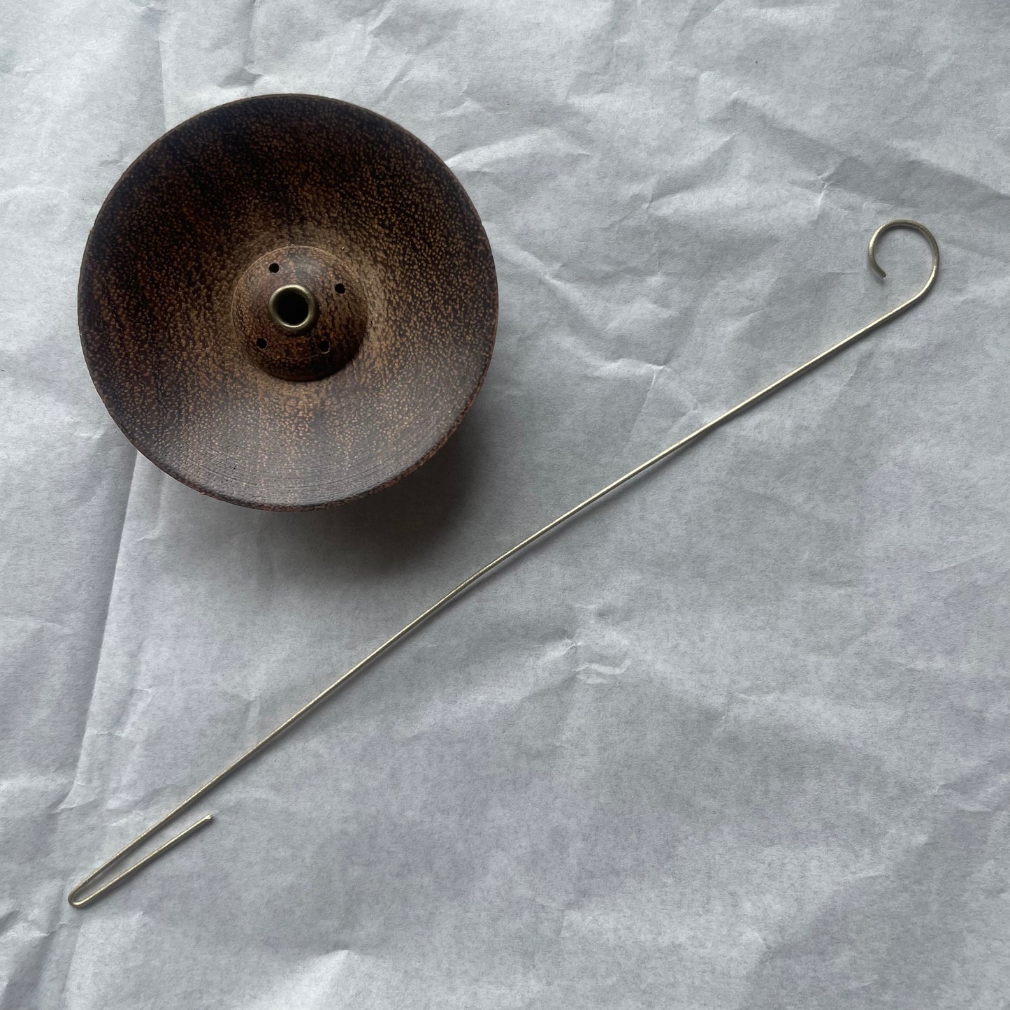 Wooden incense holder