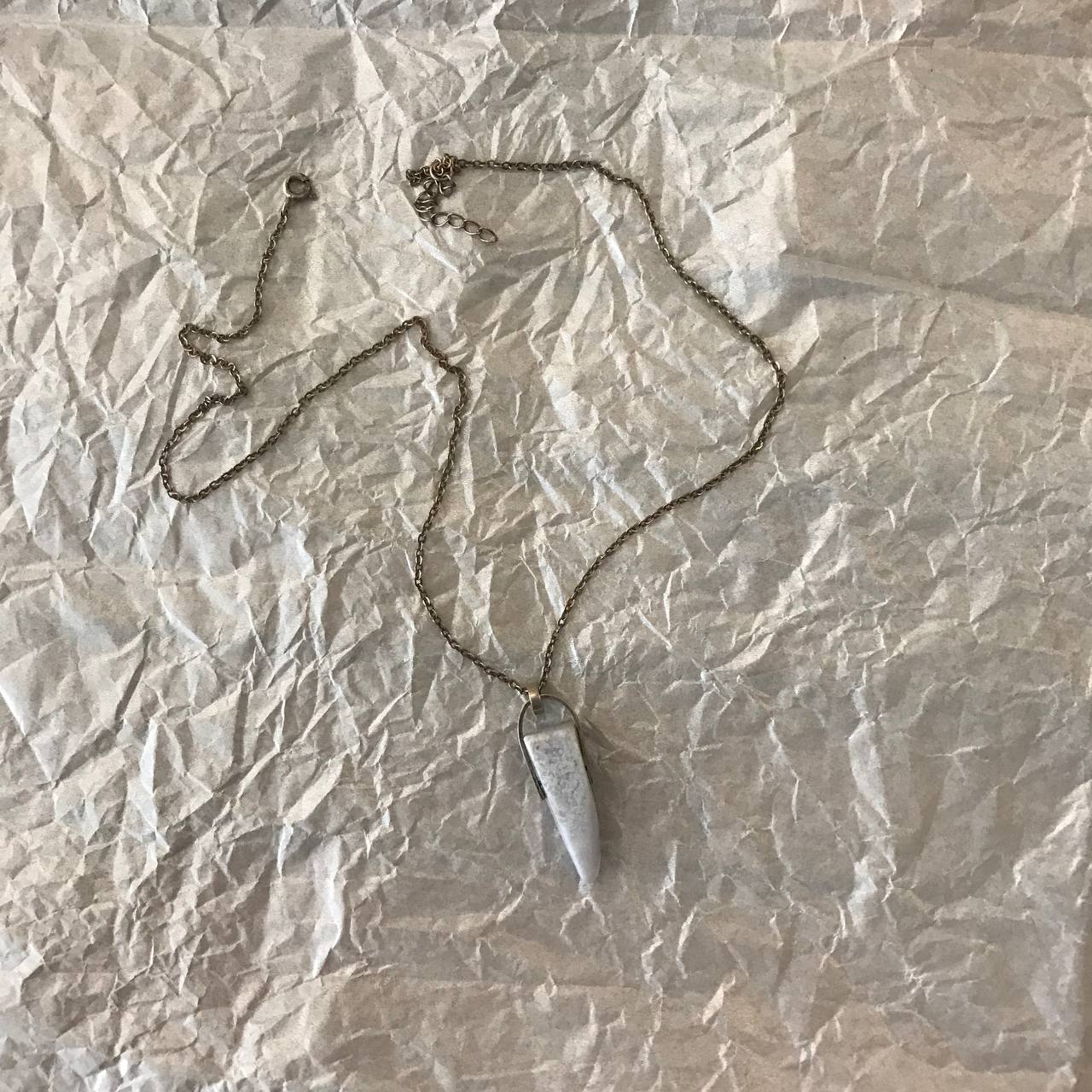 Crystal on silver chain | Pure Jewelry