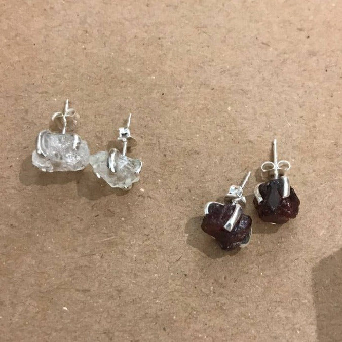 Raw earrings | Pure Jewelry | Pair