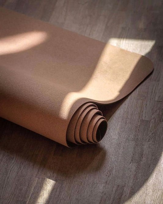 Premium Cork & Natural Rubber Reversible Yoga Mat (183*61 cm | 1.5mm, 3.5 mm, 4.5 mm)