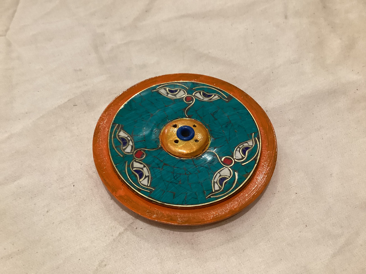 Incense Holder | Wood with Stone