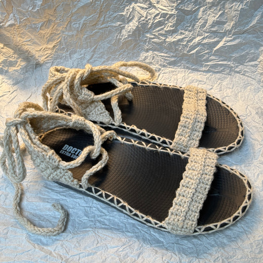 Sandals hand-knitted | size 39 | Inspirello