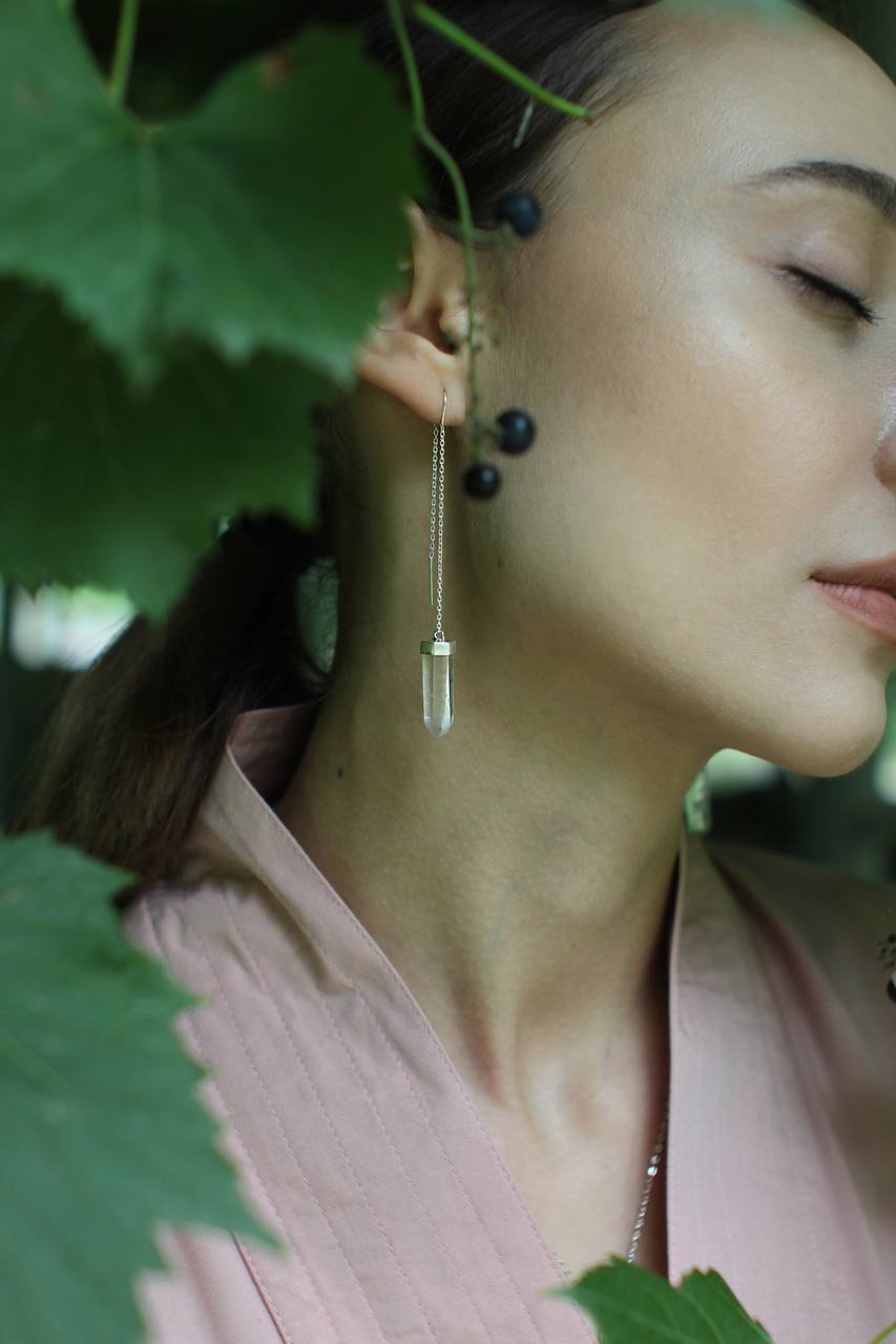 "Crystal Clear" 
earrings |PURE| jewelry