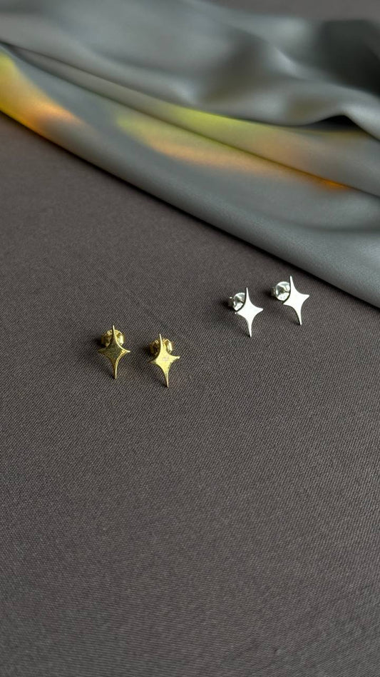 "Constellation" star 
studes earrings