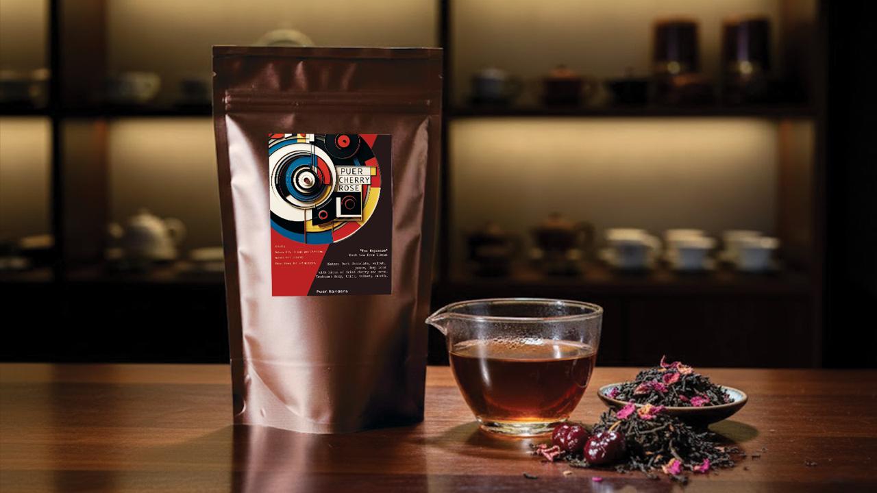 SHU DARK PUER "CHERRY-ROSE" Large Pack - 90gr |puer rangers|