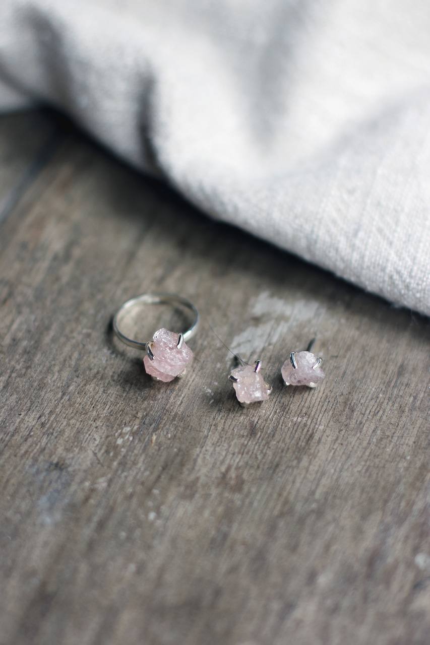 RAW Earrings studs |PURE| jewelry