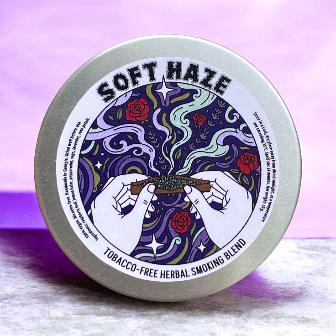 Tobacco-Free Herbal Smoking Blend | Soft Haze | Power Of Earth