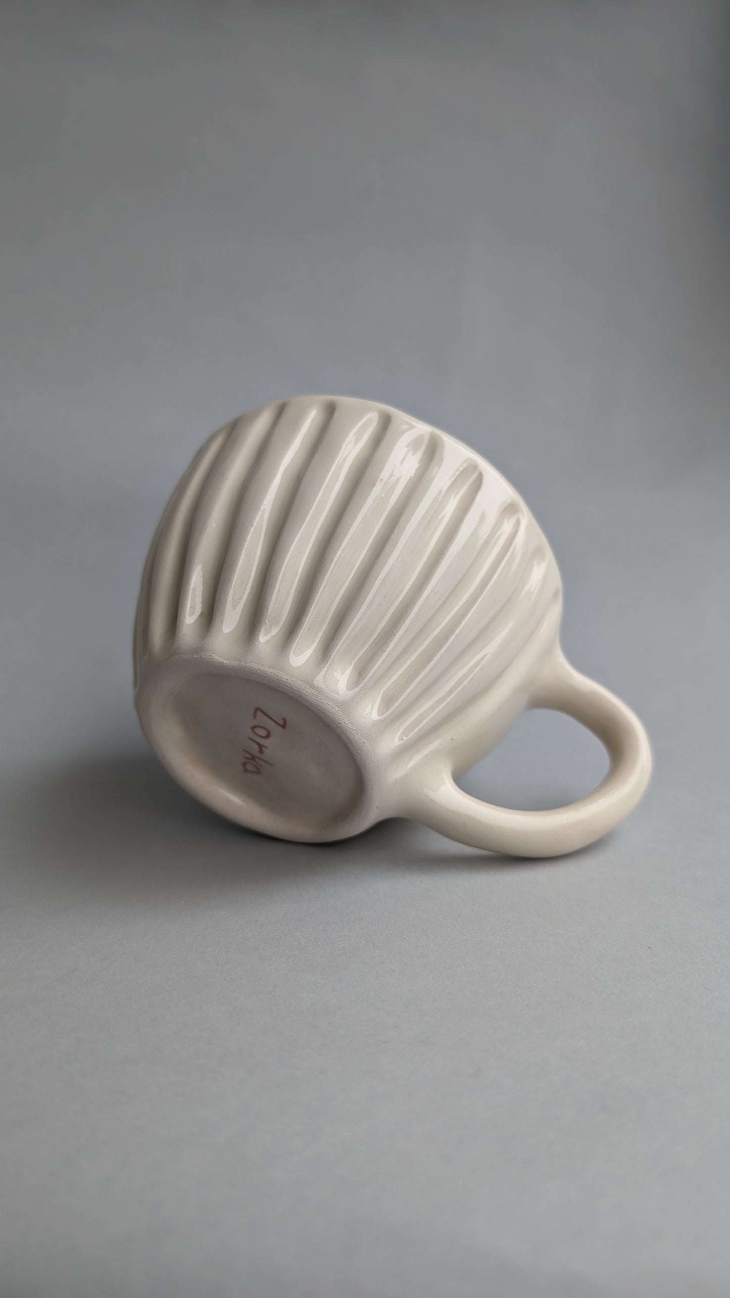 Ceramic white cup 300-ml | ZORKA