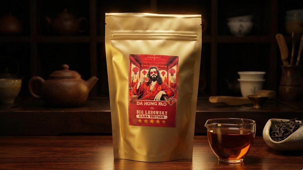 GABA Da Hong Pao tea "The Big Lebowsky" 35g pack. |puer rangers|