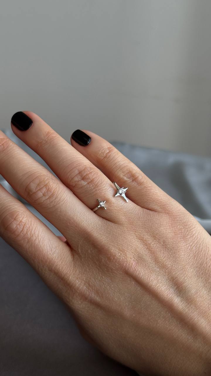 Ring 
"Stars couple" |PURE| jewelry