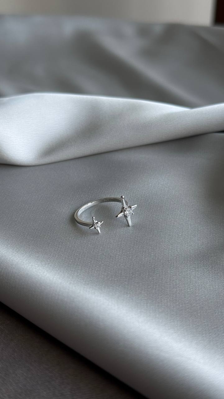 Ring 
"Stars couple" |PURE| jewelry