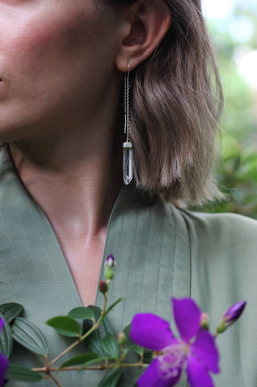 "Crystal Clear" 
earrings |PURE| jewelry
