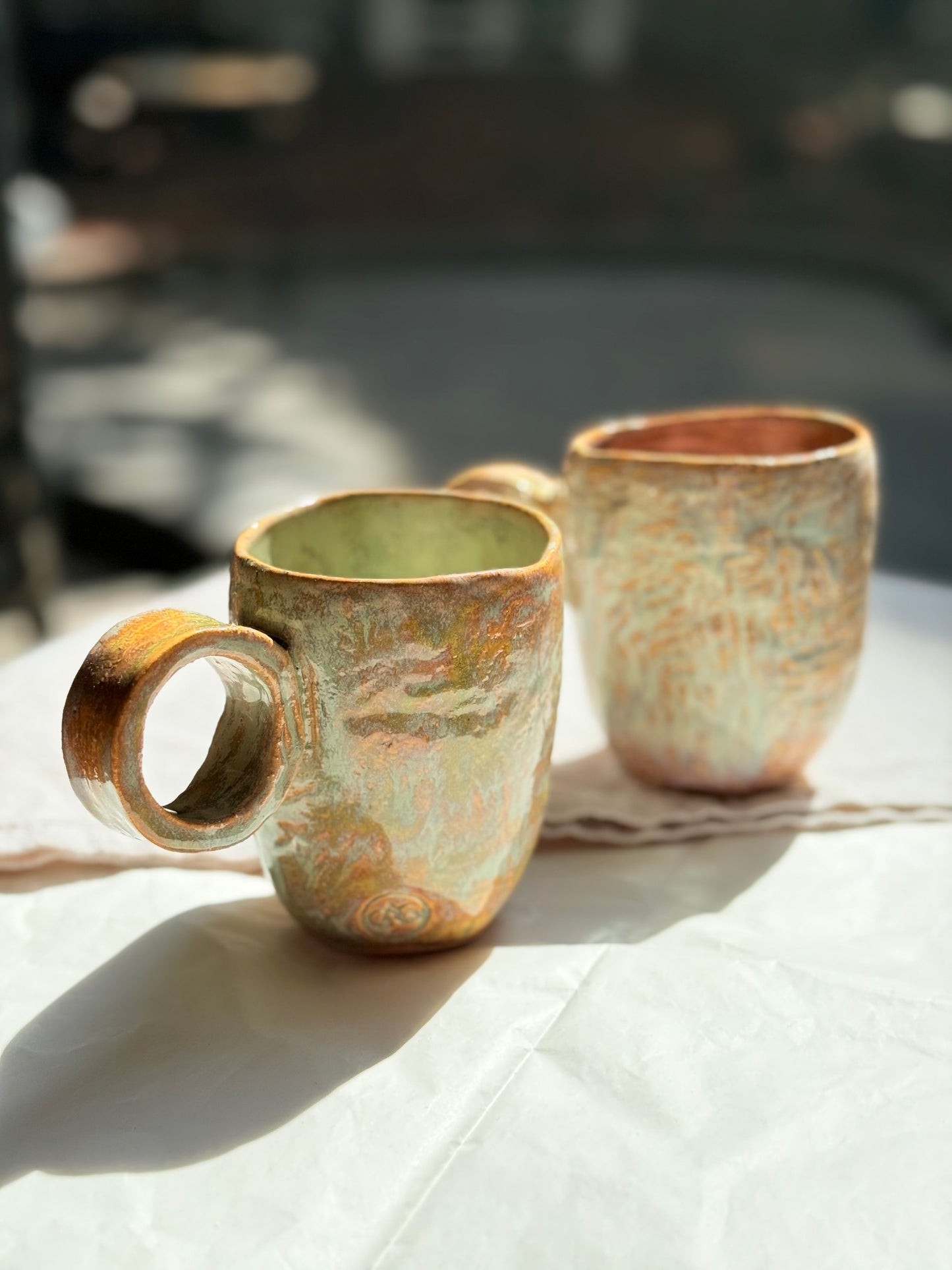 Green mugs  | Green Amber Ceramics