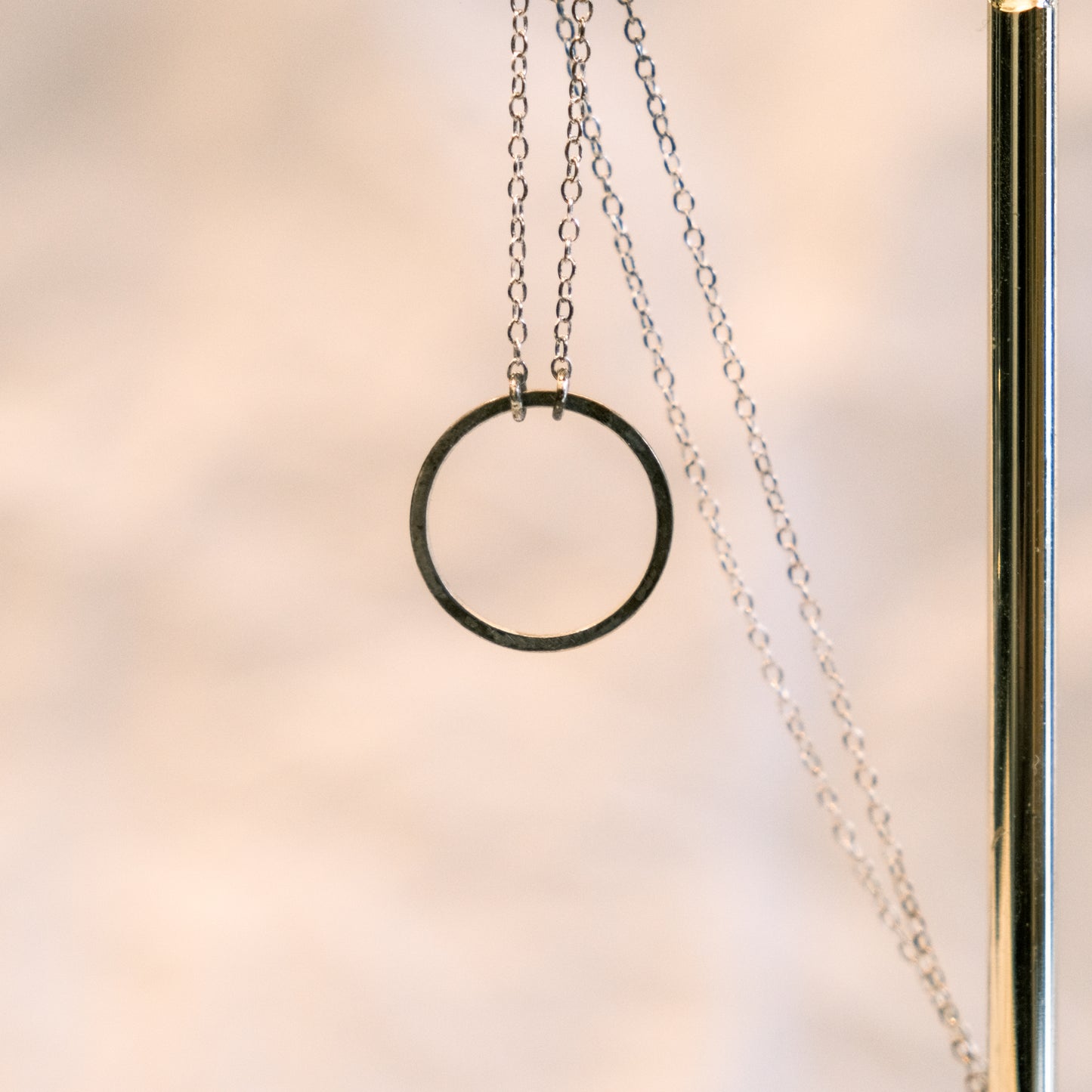 Hoop necklace| Pure jewelry