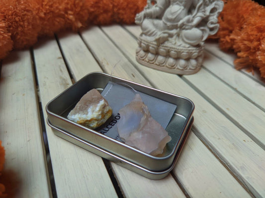 |a_flow| Chalcedony pair of magnets