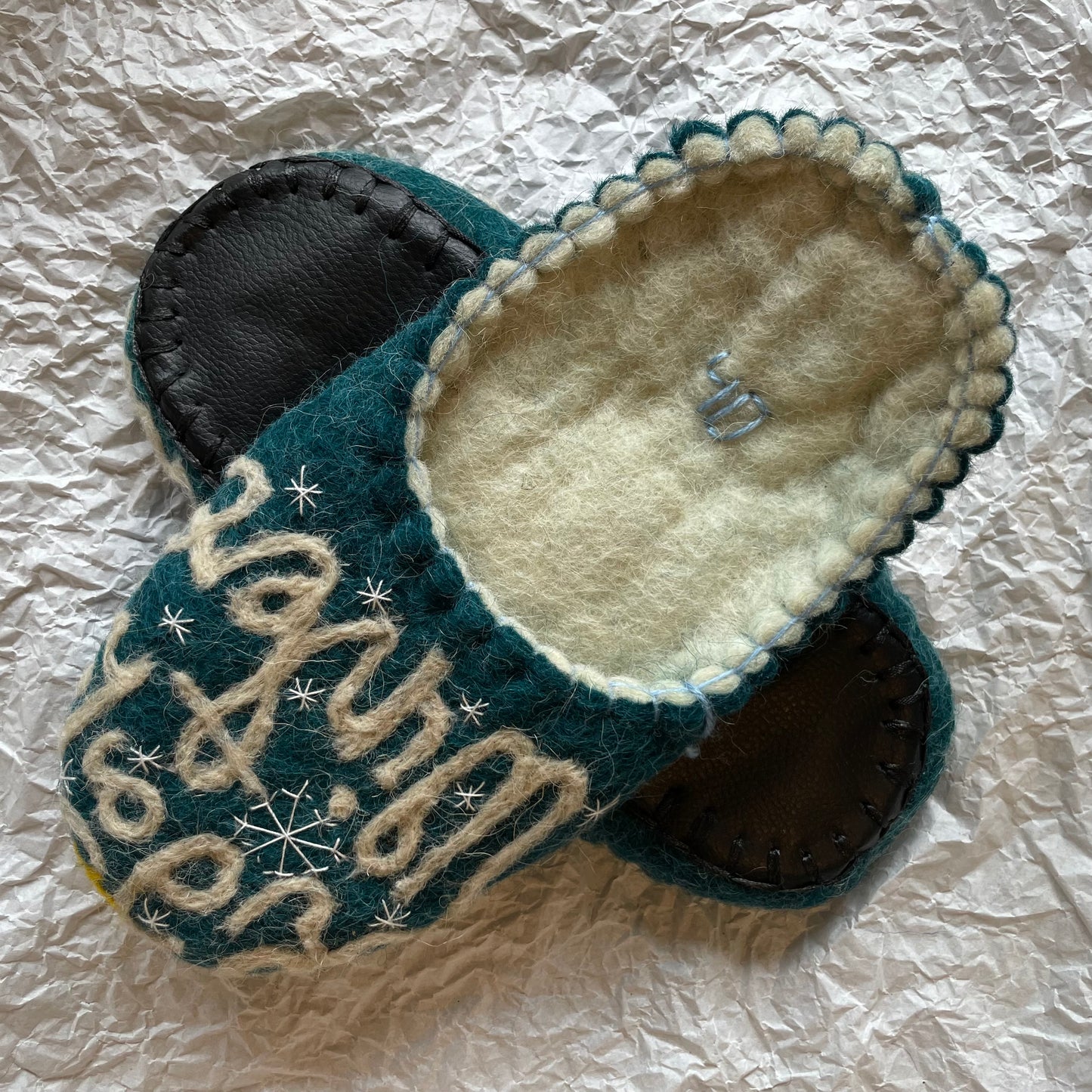 Wool slippers | Meet my sisters