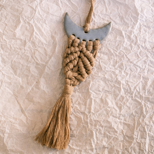 Ceramic Macrame Hanging | novoe vechnoe