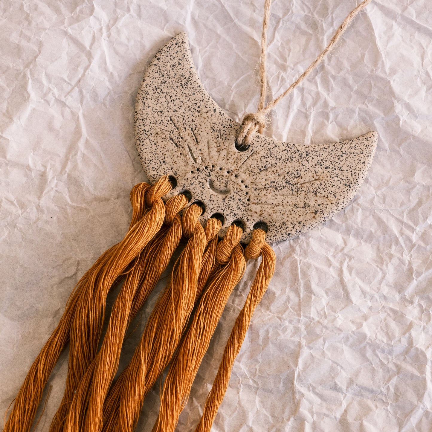 Ceramic Macrame Hanging | novoe vechnoe