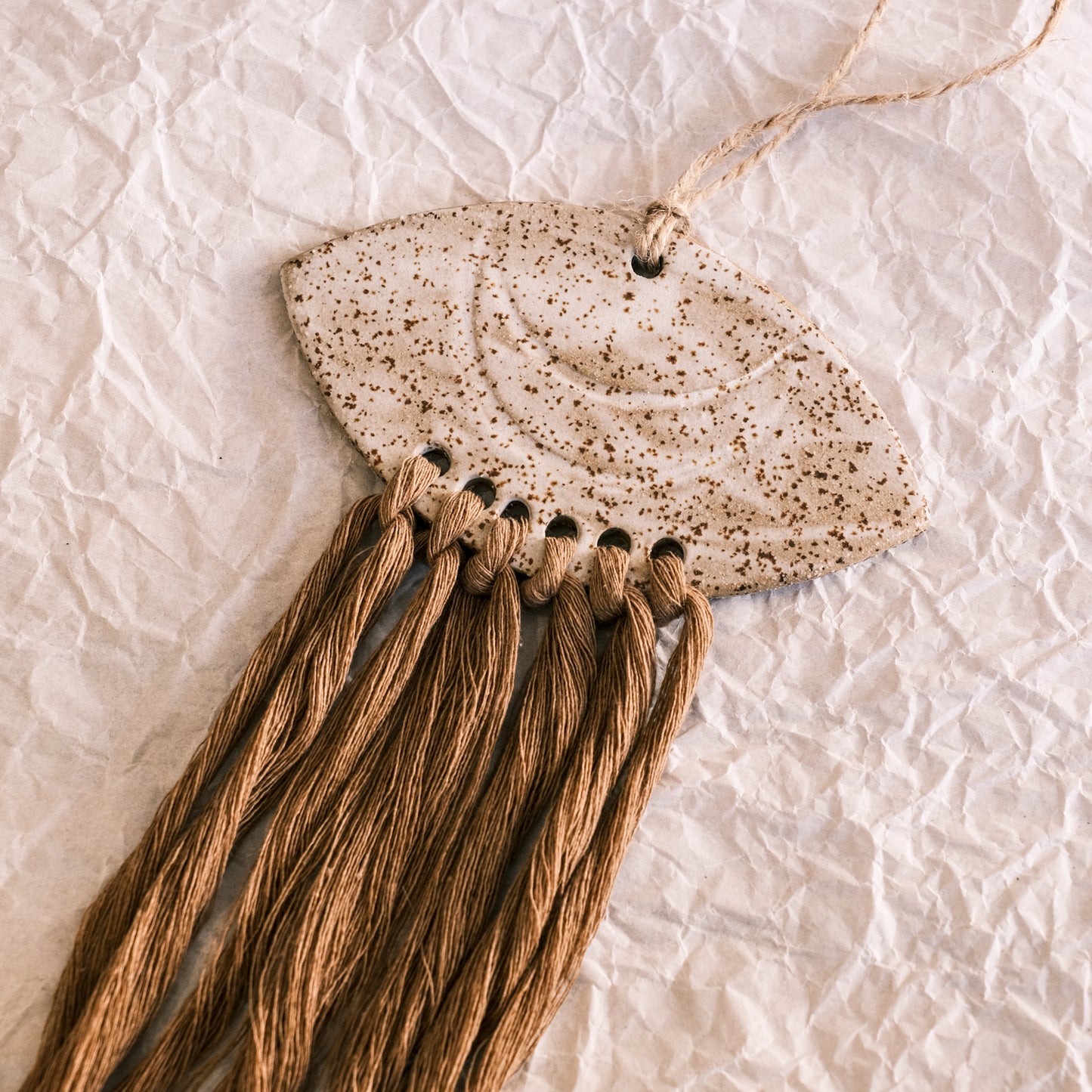 Ceramic Macrame Hanging | novoe vechnoe