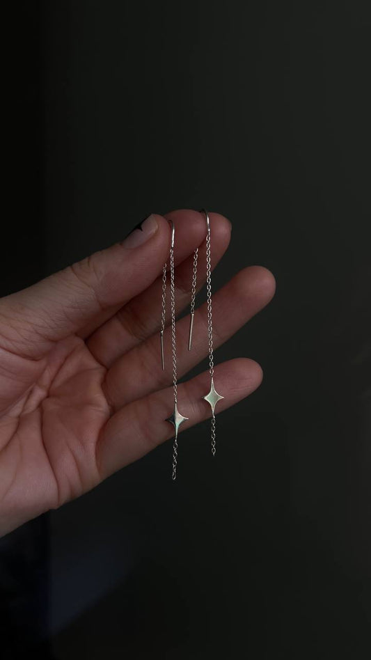 "Constellation" long earrings |PURE| jewelry