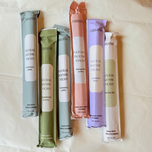 Natural Incense Sticks | 40 sticks | INBREATHE