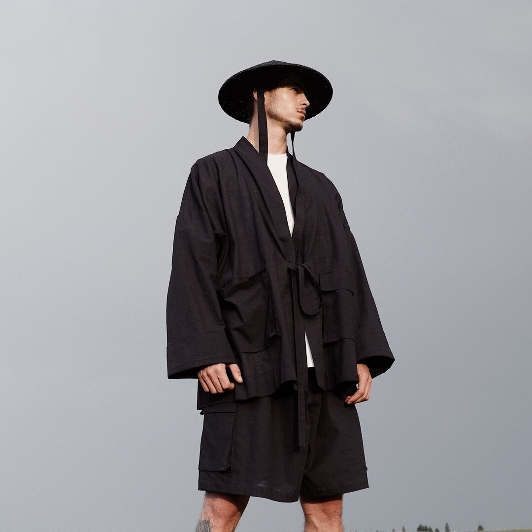 Black shorts with pockets | HAMO