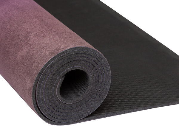 Premium Vegan Suede & Natural Rubber Reversible Yoga Mat (183 * 61 cm | 5 mm)