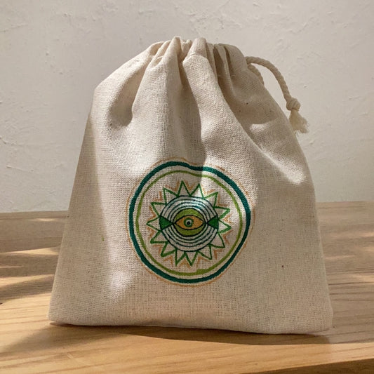 Bliss tea in handmade bag
