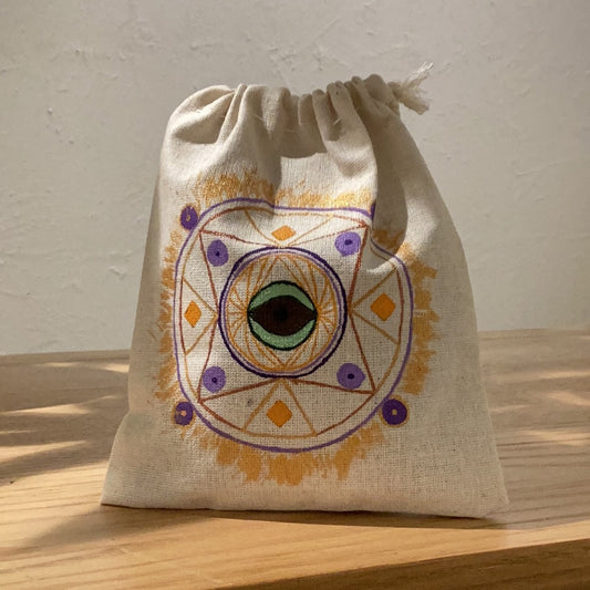 Relaxation tea in handmade bag